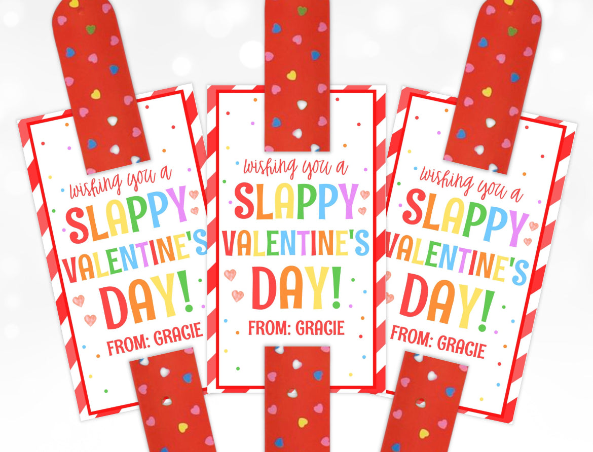 Valentine favor “Slappy”