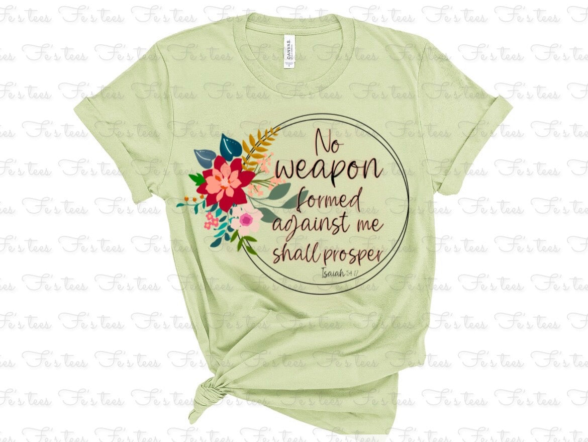 No Weapon Formed Against Me Shall Prosper